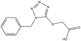 2-[(1-benzyl-1H-1,2,3,4-tetrazol-5-yl)sulfanyl]acetic acid Structure