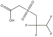 2-[(2,2,3,3-tetrafluoropropane)sulfonyl]acetic acid Structure