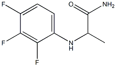 2-[(2,3,4-trifluorophenyl)amino]propanamide 구조식 이미지