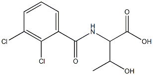 2-[(2,3-dichlorophenyl)formamido]-3-hydroxybutanoic acid Structure
