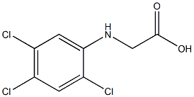 2-[(2,4,5-trichlorophenyl)amino]acetic acid Structure
