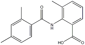 2-[(2,4-dimethylbenzoyl)amino]-3-methylbenzoic acid 구조식 이미지