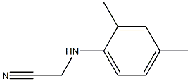 2-[(2,4-dimethylphenyl)amino]acetonitrile Structure