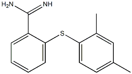 2-[(2,4-dimethylphenyl)sulfanyl]benzene-1-carboximidamide Structure