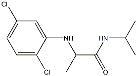 2-[(2,5-dichlorophenyl)amino]-N-(propan-2-yl)propanamide Structure