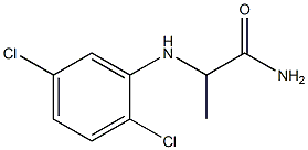 2-[(2,5-dichlorophenyl)amino]propanamide Structure