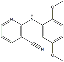 2-[(2,5-dimethoxyphenyl)amino]nicotinonitrile Structure