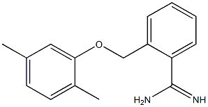 2-[(2,5-dimethylphenoxy)methyl]benzenecarboximidamide 구조식 이미지