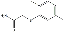 2-[(2,5-dimethylphenyl)thio]ethanethioamide Structure