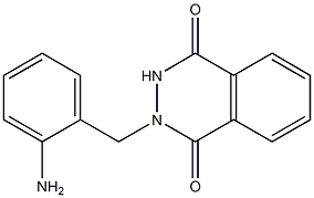 2-[(2-aminophenyl)methyl]-1,2,3,4-tetrahydrophthalazine-1,4-dione 구조식 이미지