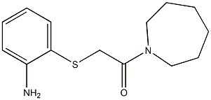 2-[(2-aminophenyl)sulfanyl]-1-(azepan-1-yl)ethan-1-one 구조식 이미지