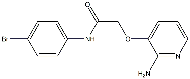 2-[(2-aminopyridin-3-yl)oxy]-N-(4-bromophenyl)acetamide 구조식 이미지