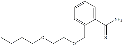 2-[(2-butoxyethoxy)methyl]benzene-1-carbothioamide Structure