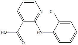 2-[(2-chlorophenyl)amino]pyridine-3-carboxylic acid Structure