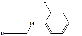 2-[(2-fluoro-4-methylphenyl)amino]acetonitrile 구조식 이미지