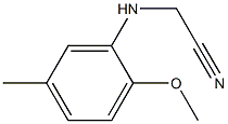 2-[(2-methoxy-5-methylphenyl)amino]acetonitrile 구조식 이미지