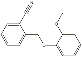 2-[(2-methoxyphenoxy)methyl]benzonitrile 구조식 이미지