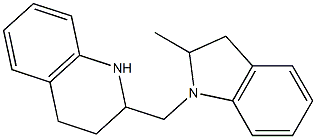 2-[(2-methyl-2,3-dihydro-1H-indol-1-yl)methyl]-1,2,3,4-tetrahydroquinoline Structure