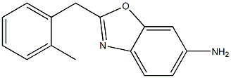 2-[(2-methylphenyl)methyl]-1,3-benzoxazol-6-amine 구조식 이미지