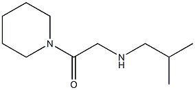 2-[(2-methylpropyl)amino]-1-(piperidin-1-yl)ethan-1-one Structure