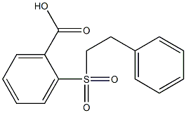 2-[(2-phenylethyl)sulfonyl]benzoic acid 구조식 이미지