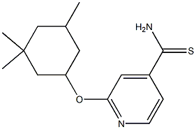 2-[(3,3,5-trimethylcyclohexyl)oxy]pyridine-4-carbothioamide Structure