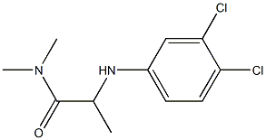 2-[(3,4-dichlorophenyl)amino]-N,N-dimethylpropanamide Structure