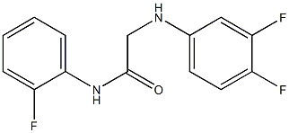 2-[(3,4-difluorophenyl)amino]-N-(2-fluorophenyl)acetamide Structure