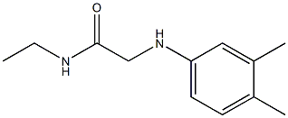 2-[(3,4-dimethylphenyl)amino]-N-ethylacetamide Structure