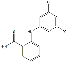 2-[(3,5-dichlorophenyl)amino]benzene-1-carbothioamide 구조식 이미지