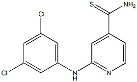 2-[(3,5-dichlorophenyl)amino]pyridine-4-carbothioamide Structure
