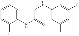 2-[(3,5-difluorophenyl)amino]-N-(2-fluorophenyl)acetamide Structure