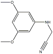 2-[(3,5-dimethoxyphenyl)amino]acetonitrile 구조식 이미지
