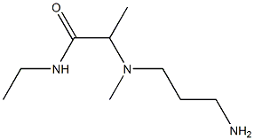 2-[(3-aminopropyl)(methyl)amino]-N-ethylpropanamide 구조식 이미지