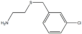 2-[(3-chlorobenzyl)thio]ethanamine Structure