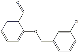 2-[(3-chlorophenyl)methoxy]benzaldehyde Structure