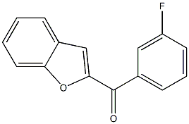 2-[(3-fluorophenyl)carbonyl]-1-benzofuran 구조식 이미지