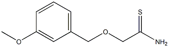 2-[(3-methoxybenzyl)oxy]ethanethioamide 구조식 이미지