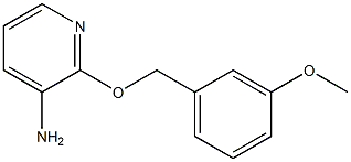 2-[(3-methoxybenzyl)oxy]pyridin-3-amine 구조식 이미지