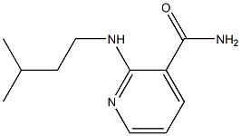 2-[(3-methylbutyl)amino]pyridine-3-carboxamide Structure
