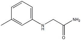 2-[(3-methylphenyl)amino]acetamide 구조식 이미지