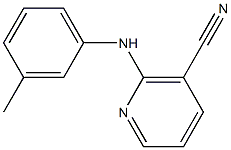 2-[(3-methylphenyl)amino]nicotinonitrile Structure