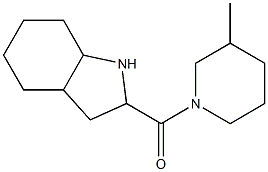 2-[(3-methylpiperidin-1-yl)carbonyl]octahydro-1H-indole Structure