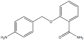 2-[(4-aminophenyl)methoxy]benzamide 구조식 이미지