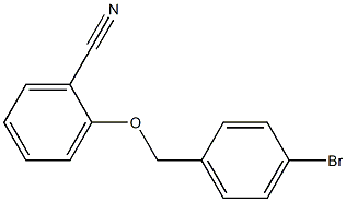 2-[(4-bromobenzyl)oxy]benzonitrile Structure