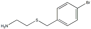 2-[(4-bromobenzyl)thio]ethanamine 구조식 이미지