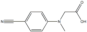 2-[(4-cyanophenyl)(methyl)amino]acetic acid Structure