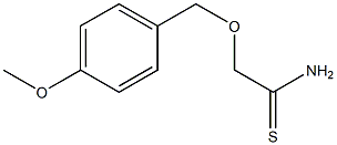 2-[(4-methoxyphenyl)methoxy]ethanethioamide Structure