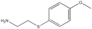 2-[(4-methoxyphenyl)thio]ethanamine Structure