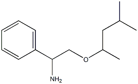 2-[(4-methylpentan-2-yl)oxy]-1-phenylethan-1-amine 구조식 이미지